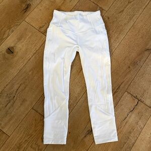 Lululemon Align White leggings with pockets